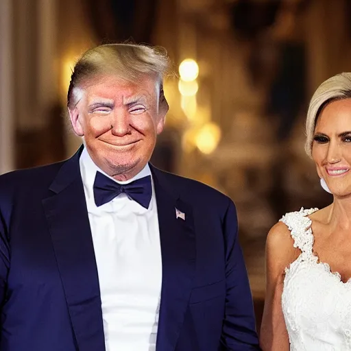 Prompt: Donald Trump marrying Joe Biden