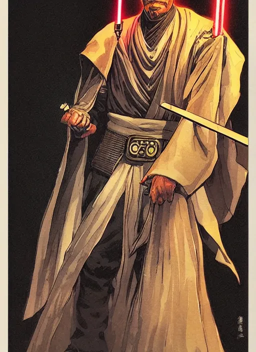 Image similar to ikrit, kushiban jedi from star wars legends books, star wars portrait by tsuyoshi nagano art japanese