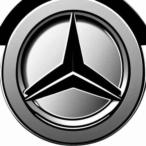 Image similar to Mercedes logo, vector graphics