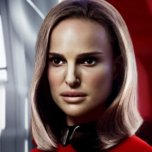 Image similar to Natalie Portman in Star Trek, (EOS 5DS R, ISO100, f/8, 1/125, 84mm, modelsociety,)