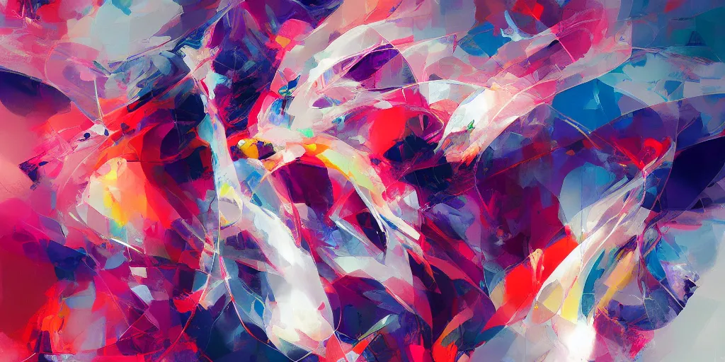 Image similar to intricate fractal abstraction artstation by ryan hewett and rhads