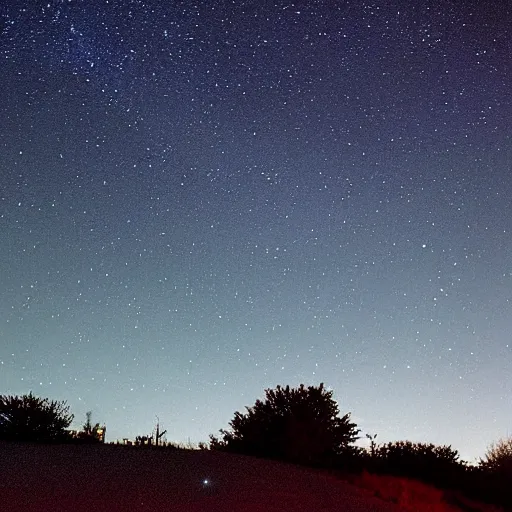 Image similar to night sky photograph of a constellation in the shape of a shovel