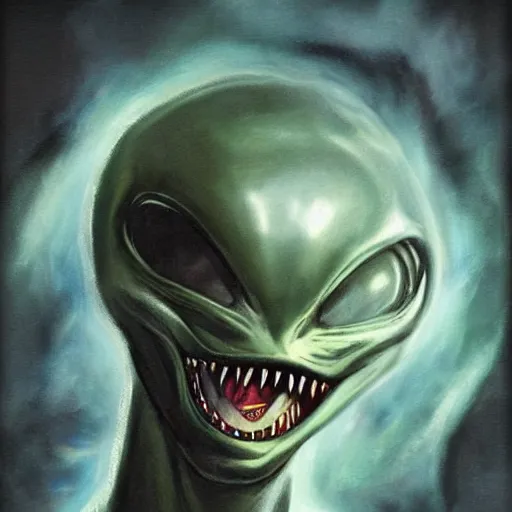 Image similar to alien by rubens