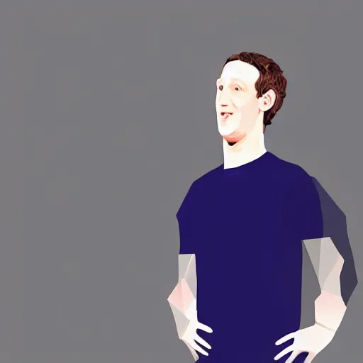 Prompt: mark zuckerberg concept art