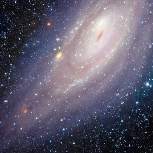 Image similar to The Andromeda Galaxy. Photo. High-definition images.