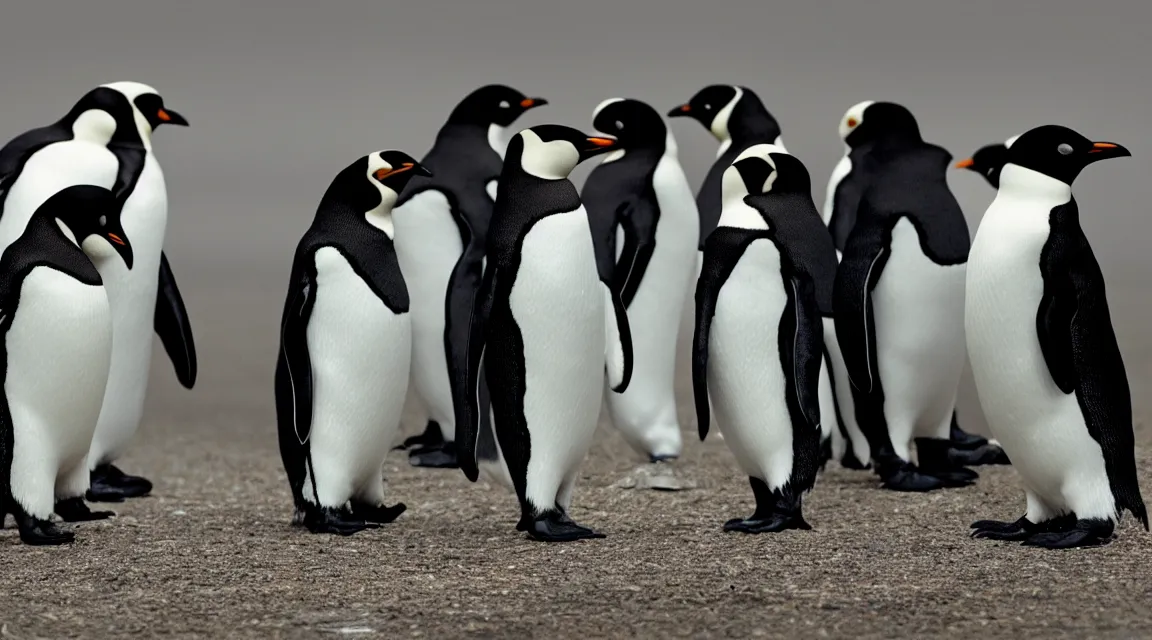 Image similar to Linux Tux penguin wallpaper photo taked by Annie Leibovitz