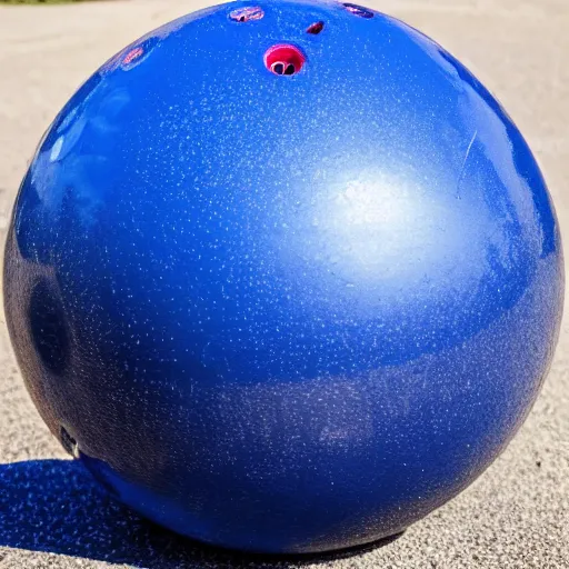 Image similar to blue bowling ball