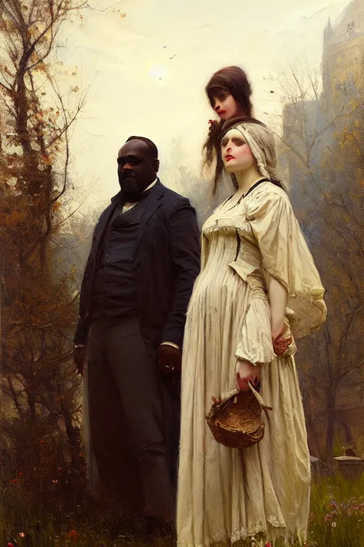 Image similar to solomon joseph solomon and richard schmid and jeremy lipking victorian genre painting painting castle