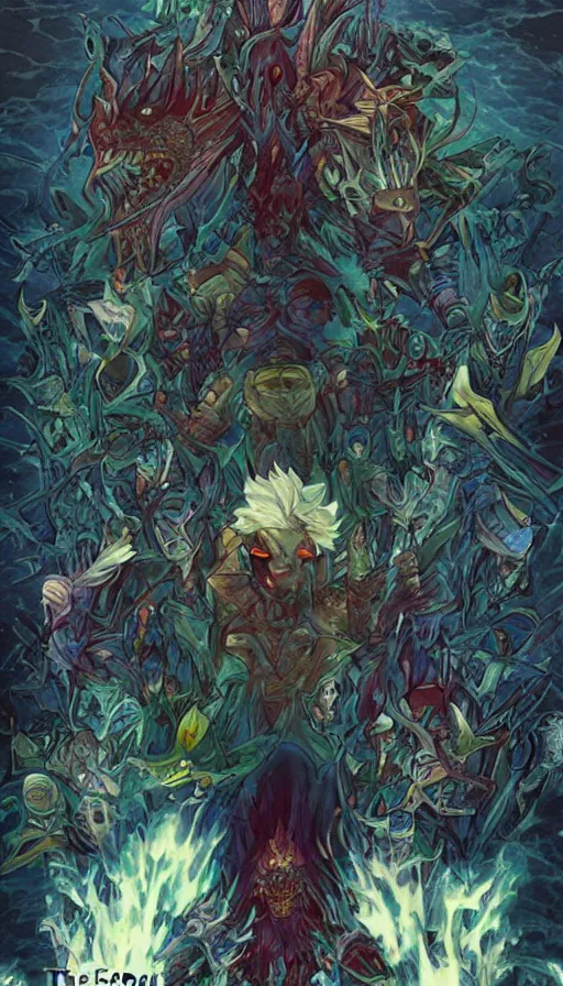 Image similar to The end of an organism, from Final fantasy