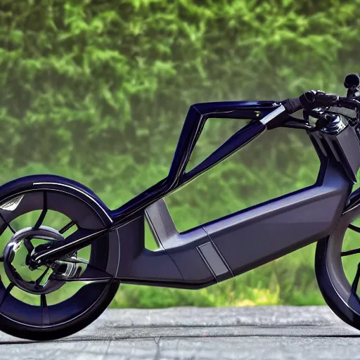 Image similar to nikola tesla designs street bike