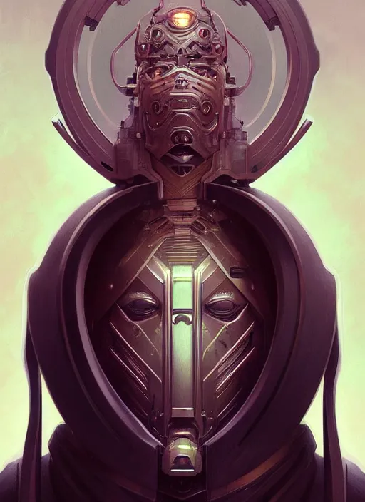 Image similar to symmetry!! portrait of slipknot, sci - fi, intricate, elegant, highly detailed, digital painting, artstation, concept art, smooth, sharp focus, illustration, art by artgerm and greg rutkowski and alphonse mucha