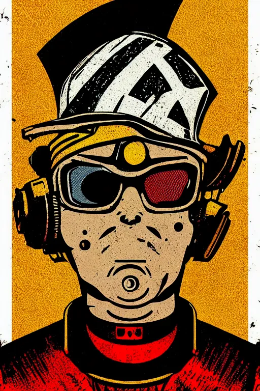 Image similar to fallout 7 6 retro futurist illustration art by butcher billy, sticker, colorful, illustration, highly detailed, simple, smooth and clean vector curves, no jagged lines, vector art, smooth andy warhol style