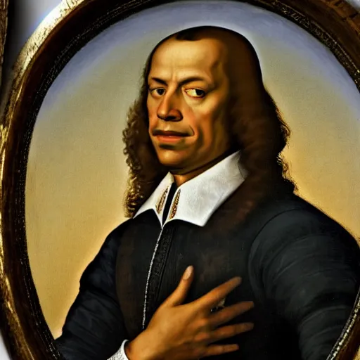 Image similar to renaissance portrait of obama, 1 7 th century