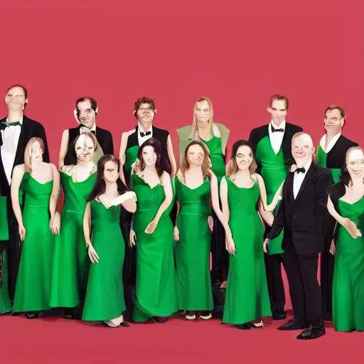 Image similar to a orch in a green screen portrait