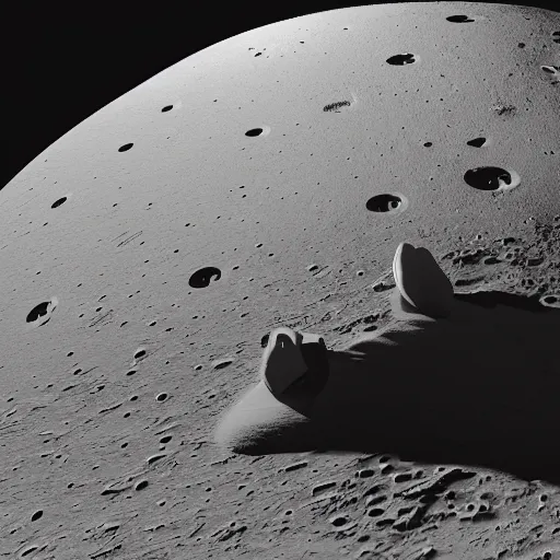 Image similar to a bear on the moon, photorealistic, ultra detailed, 8 k