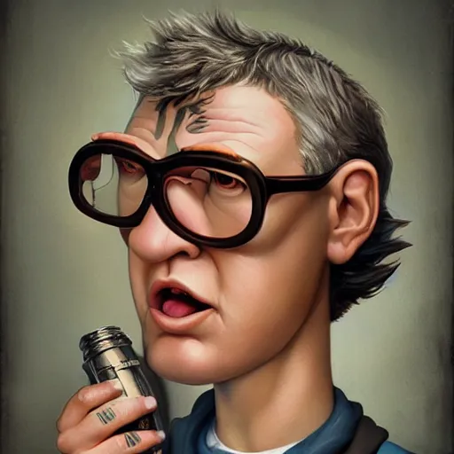 Image similar to Lofi peter griffen, baby corn, Pixar style, Tristan Eaton, Stanley Artgerm, Tom Bagshaw