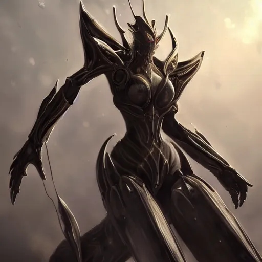 Image similar to ant pov, looking up at a beautiful and stunning giant female warframe, unaware of your tiny existence, about to step on you, off-white plated armor, slick elegant design, sharp claws, full body shot, highly detailed art, epic cinematic shot, realistic, professional digital art, high end digital art, DeviantArt, artstation, Furaffinity, 8k HD render, epic lighting, depth of field