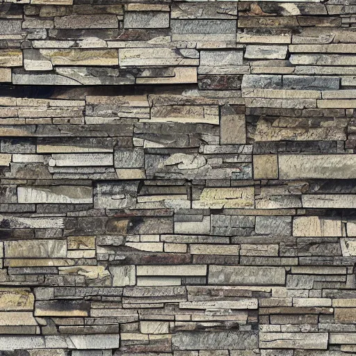 Image similar to a painterly stylized stone cladding texture