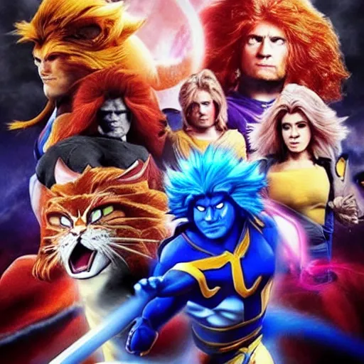 Prompt: live action thunder cats