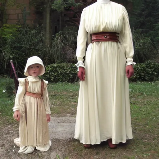 Prompt: jugendstil dress for female darth mother