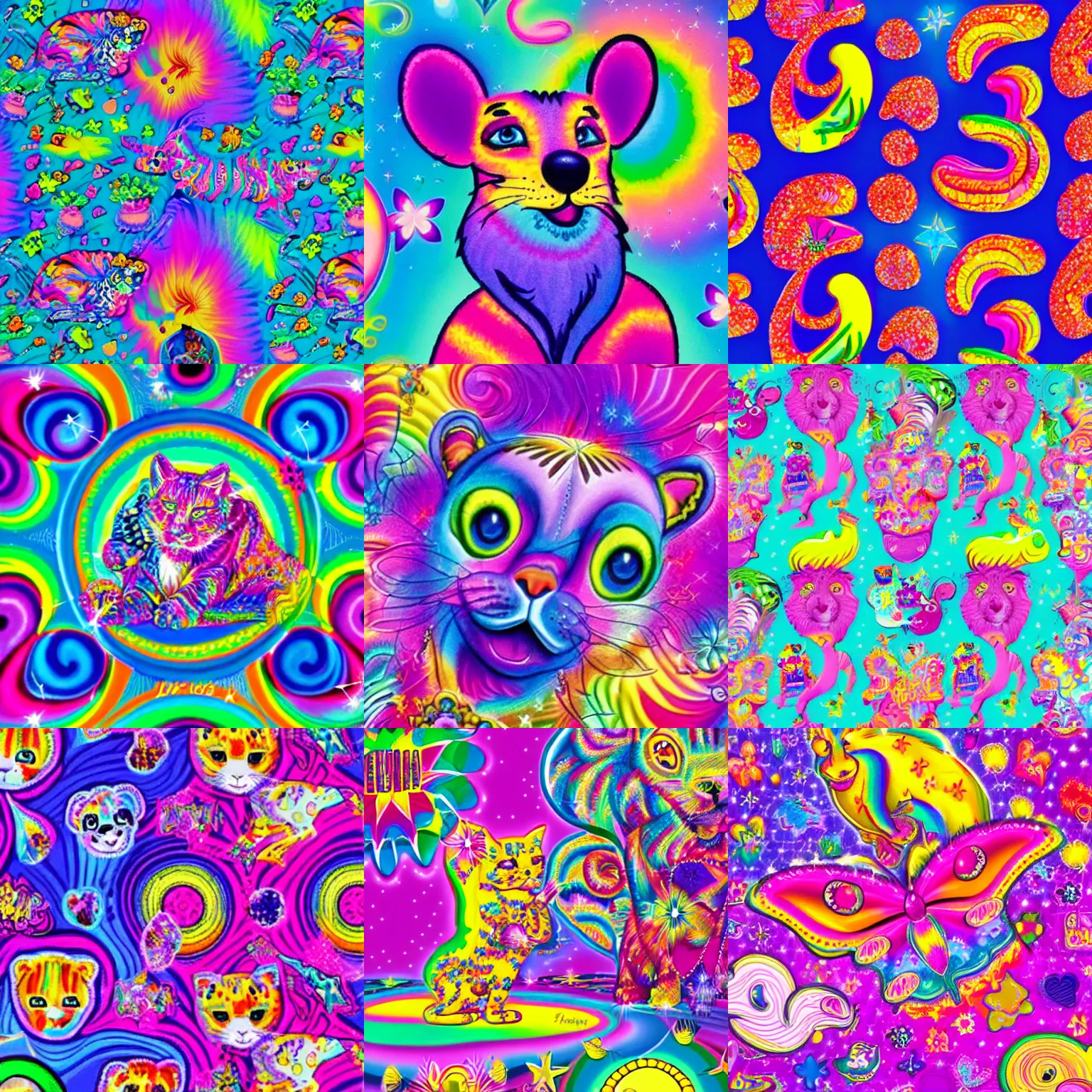 fantasy world by Lisa Frank | Stable Diffusion | OpenArt