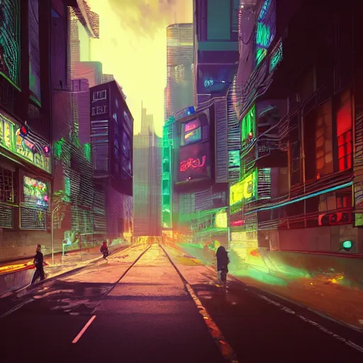 Prompt: cyberpunk street, raining cheese, photorealistic, cinematic lighting