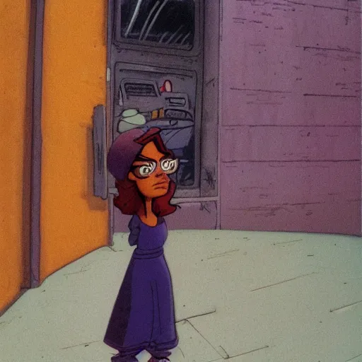 Image similar to a portrait of a character in an urban environment by Ralph Bakshi