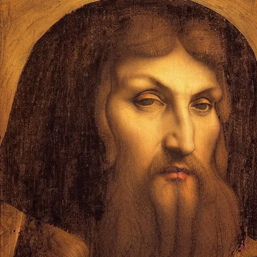 Prompt: Portrait of xQc by Leonardo Da Vinci , oil painting