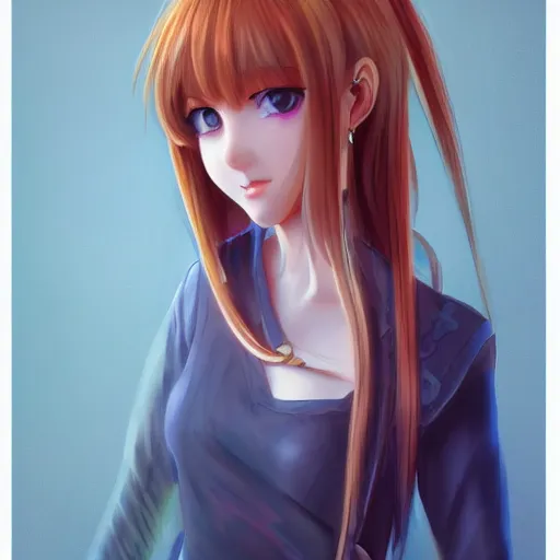 Image similar to beautiful portrait of anime girl princess, artstation