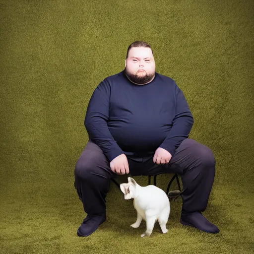 Image similar to big chungus studio portrait