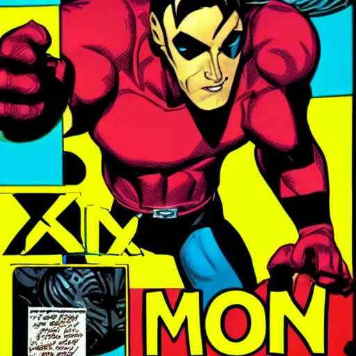 Image similar to the cover of the comic uncanny x - man # 1 9 4 styled in pop - art