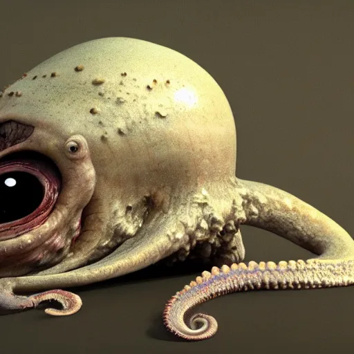 Prompt: hyperrealistic dslr film still of early cuyler squidbillies, cephalopod, stunning 8 k octane comprehensive 3 d render, inspired by istvan sandorfi & greg rutkowski & unreal engine, perfect symmetry, dim volumetric cinematic lighting, extremely hyper - detailed, extremely lifelike attributes & lifelike texture, intricate, masterpiece, artstation, stunning