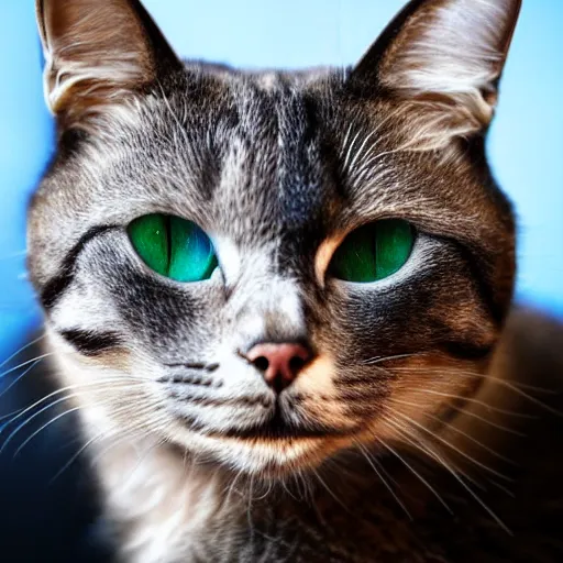 Image similar to cat with masked head