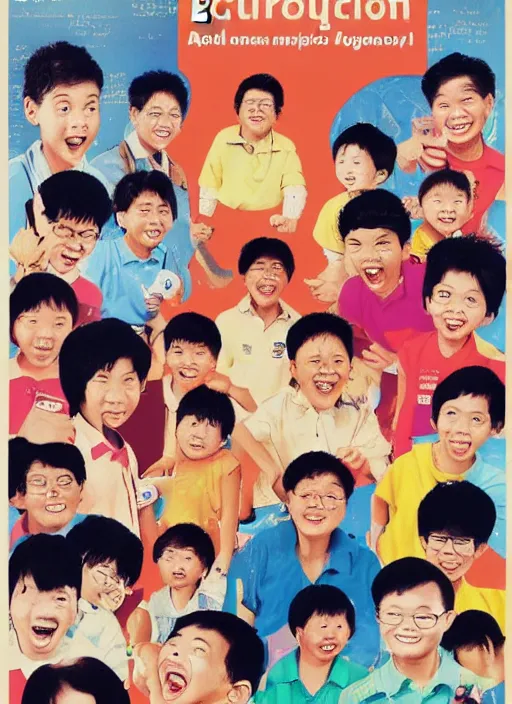 Image similar to 1 9 9 0 s singaporean public education poster