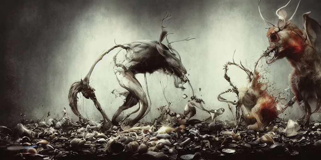 Image similar to The end of an organism, by ryohei hase