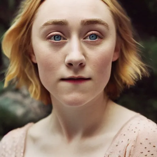 Prompt: a true-to-life portrait of Saoirse Ronan, photograph