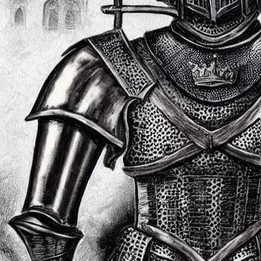 Image similar to knights armor, donald trump, crown!!!!!!, donald trump's face, detailed face, painting of a knight, boots!!!!!!, medieval castle background, valiant, by hans thoma