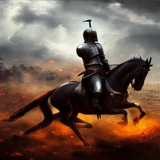 medieval knight on horse wallpapers