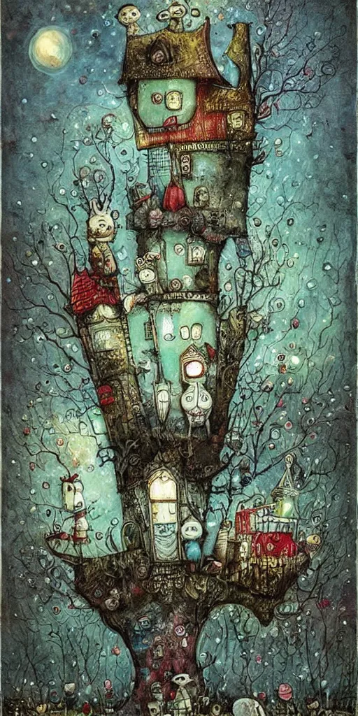 Image similar to a painting by alexander jansson