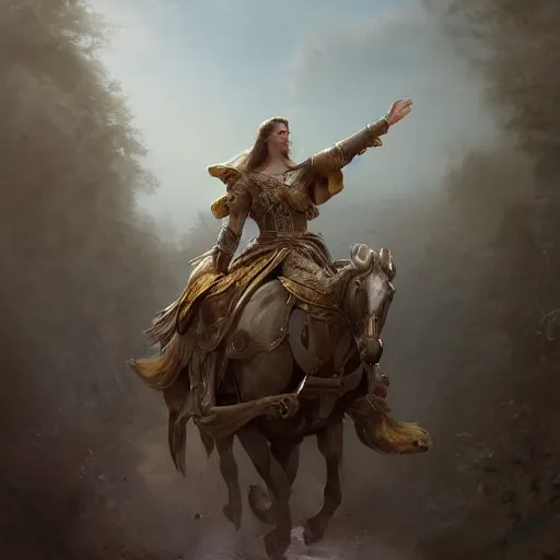 Prompt: epic portrait A beautiful king riding a carriage and waving, digital painting, artstation, concept art, soft light, hdri, smooth, sharp focus, illustration, fantasy, intricate, elegant, highly detailed, D&D, matte painting, in the style of Greg Rutkowski and Alphonse Mucha and artemisia, 8k, highly detailed, jurgens, rutkowski, bouguereau, pastoral, rustic, georgic, detailed concept art, illustration, colorful pastel, painting, detail, ultra detailed, digital art, 4K,