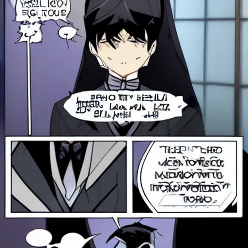 Prompt: rak wraithraiser from tower of god in a tuxedo