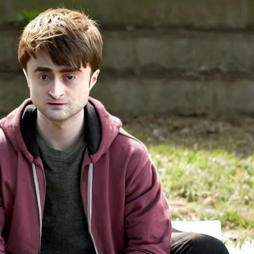 Prompt: Daniel-Radcliffe playing Jesse Pinkman in Breaking-Bad