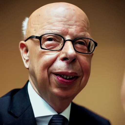 Prompt: the grim reaper has klaus schwab face