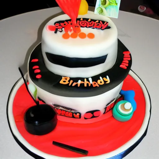 Image similar to sushi birthday cake