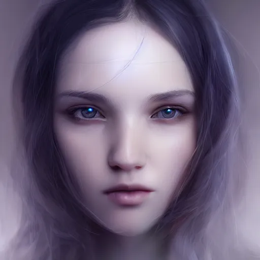 Prompt: human portrait, ethereal, face, crystal, intrincate, cgsociety, devianart