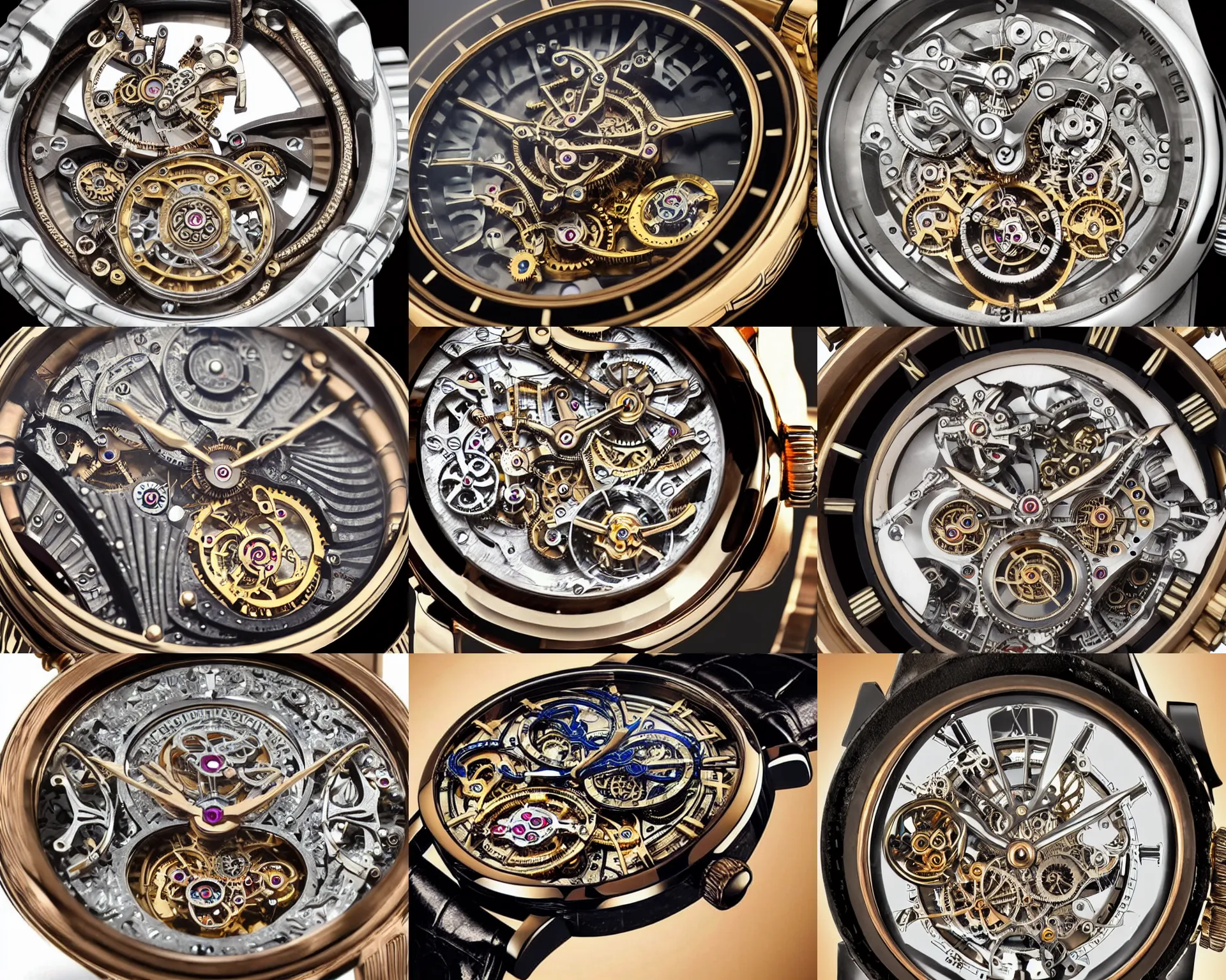 Whimsical Embossed Ultra Detailed Very Intricate Steampunk Watch with  Flower · Creative Fabrica