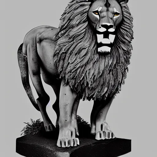 Image similar to A giant lion beast by Adams Arthur