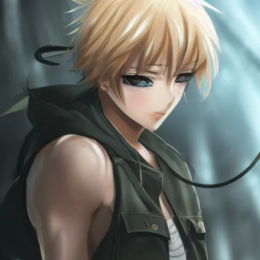 stabilityai/stable-diffusion · very anime boy with blond hair, handsome boy,  wlop, pixiv, genshin impact, final fantasy