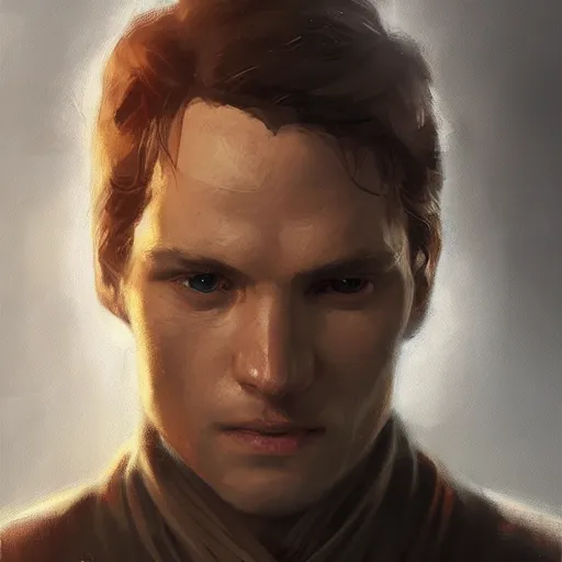 Image similar to portrait of a man by Greg Rutkowski, Anakin Solo from the Star Wars Expanded Universe, highly detailed portrait, digital painting, artstation, concept art, smooth, sharp foccus ilustration, Artstation HQ