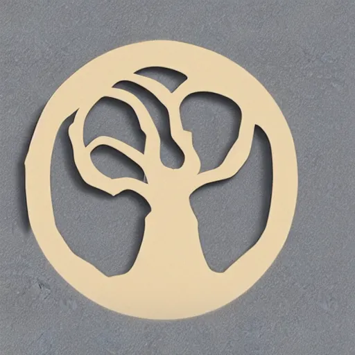 Image similar to segmented laser tree template, template for laser cutting, all parts, side part, bottom part, 3DOak.svg